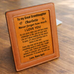 Great Granddaughter Leather Picture Frame