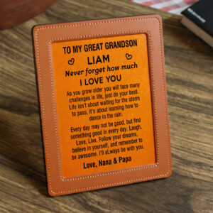 Personalized Great Grandson Gift from Great Grandma Grandpa Nana